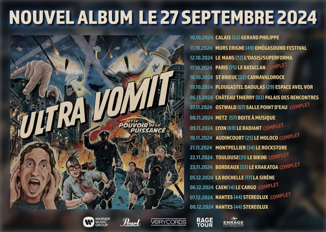 Ultra Vomit Tour 2024 & nouvel album