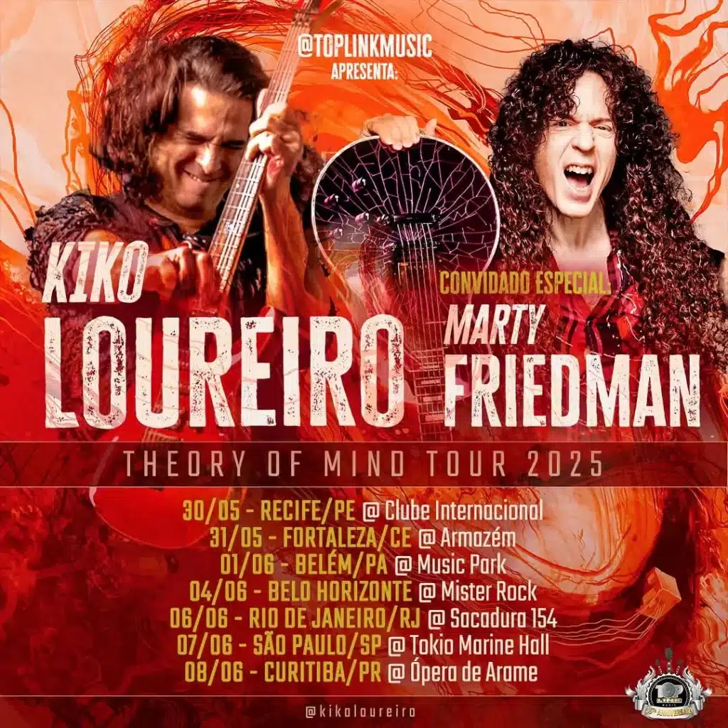 MARTY-FRIEDMAN-KIKO Theory of Mind Tour 2025 - Kiko Loureiro & Marty Friedman
