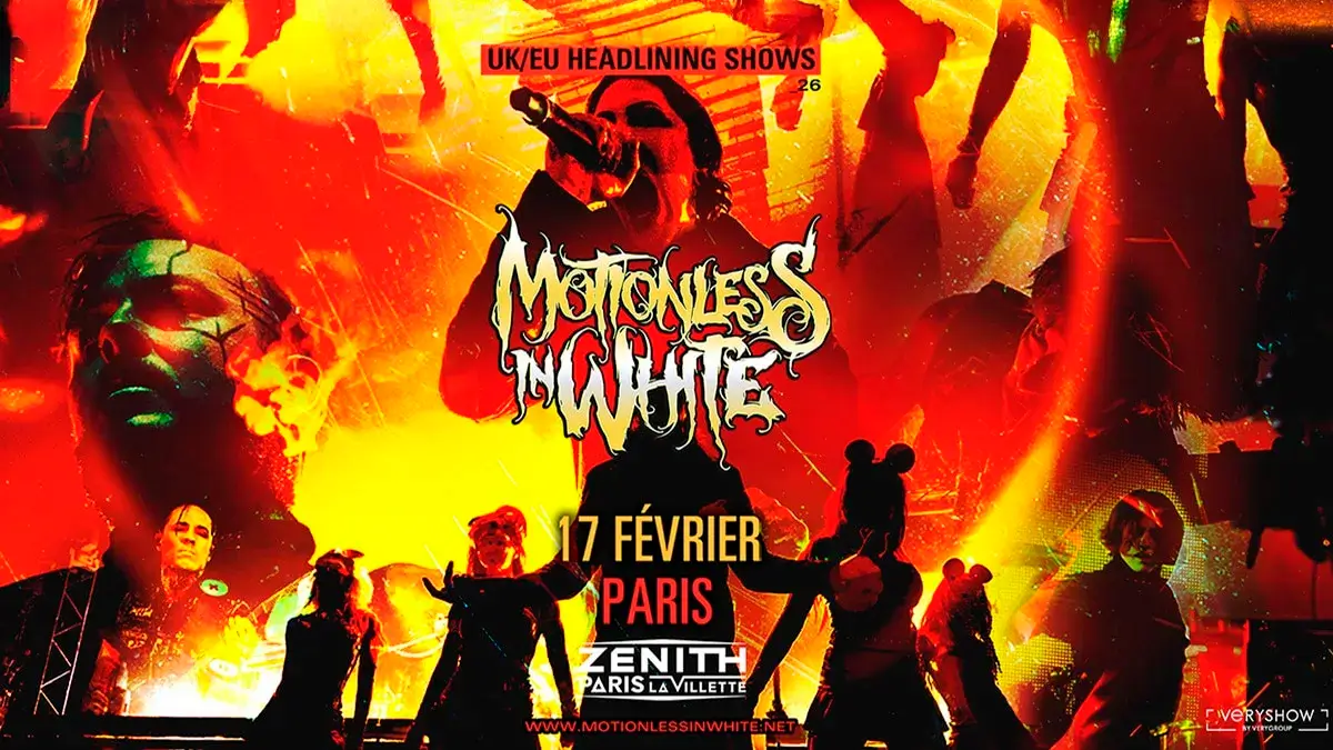 Motionless-In-White - ZÉNITH DE PARIS - LA VILLETTE