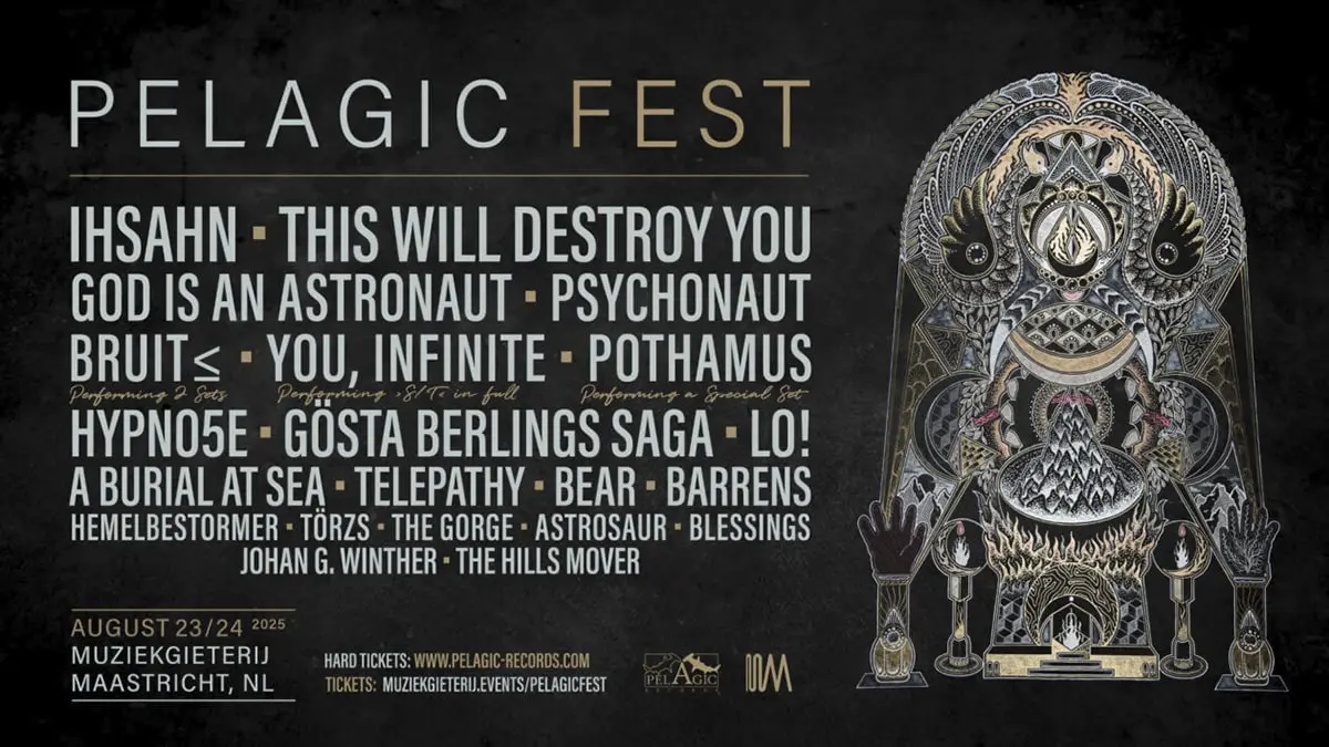 Pelagic Fest 2025-line-up complet à Maastricht