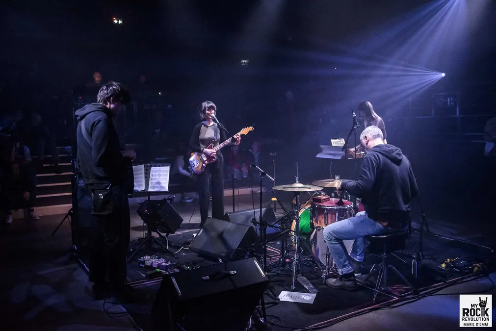 Grive – vue d’ensemble du groupe en concert au Gueulard Plus