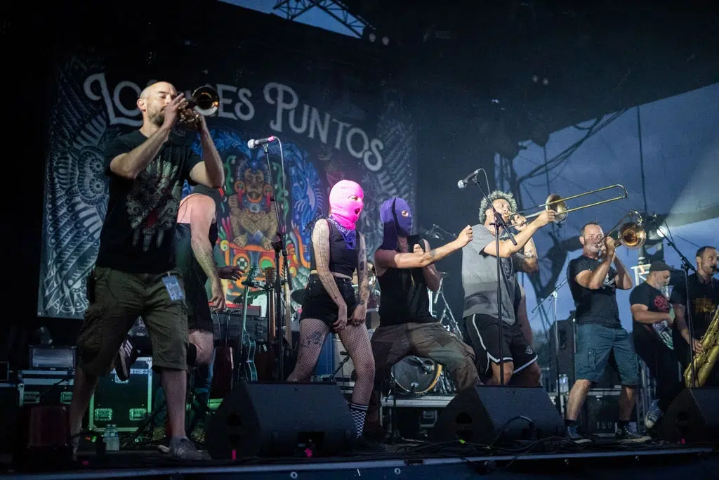 Los Tres Puntos – Arsenal Rock Festival 2025 - section cuivre