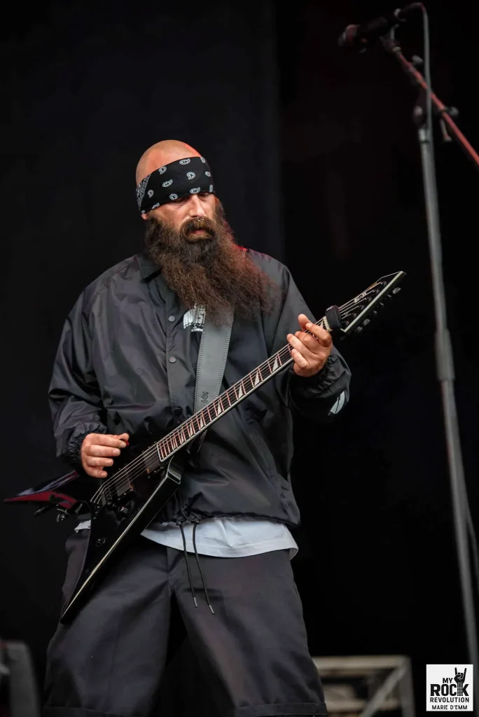 Air One guitariste rythmique de Rise of the Northstar au Heavy Week-End 2025