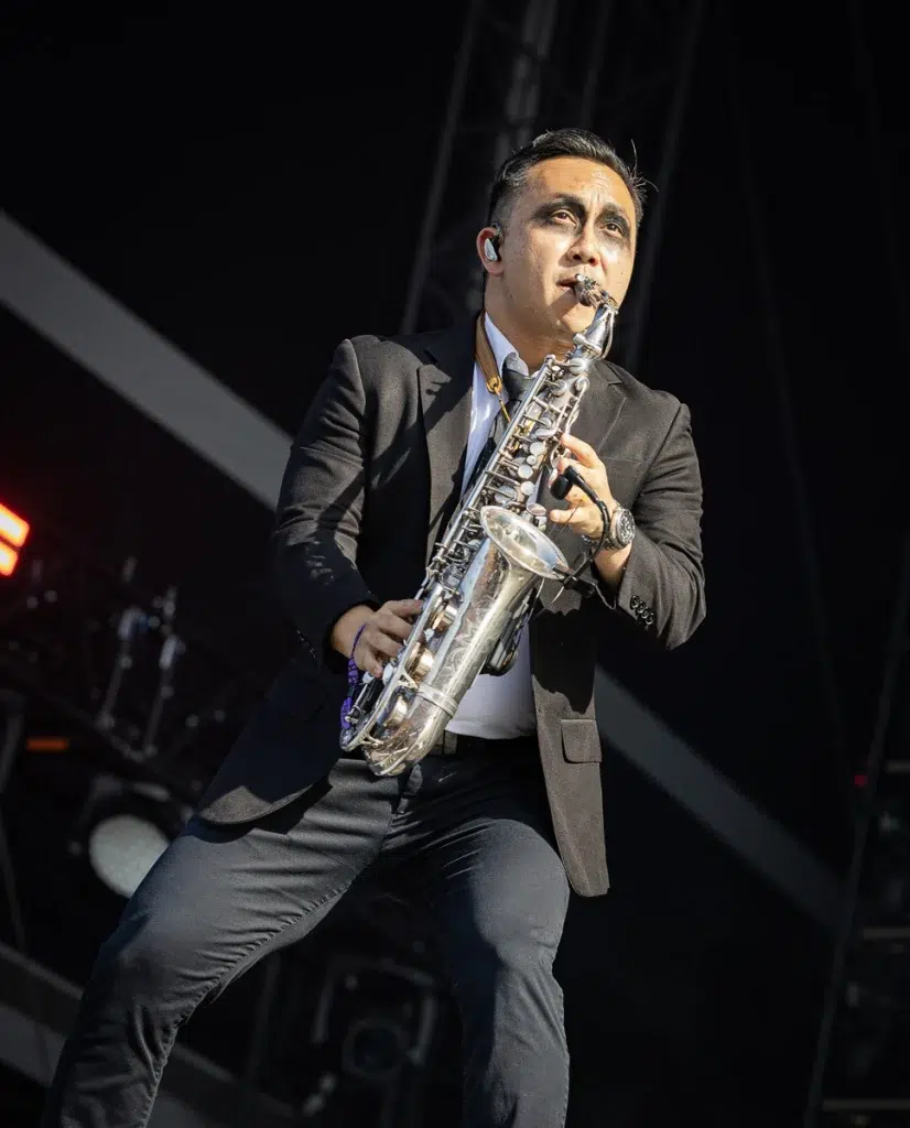 Kim Dracula-saxophoniste - Hellfest 2025
