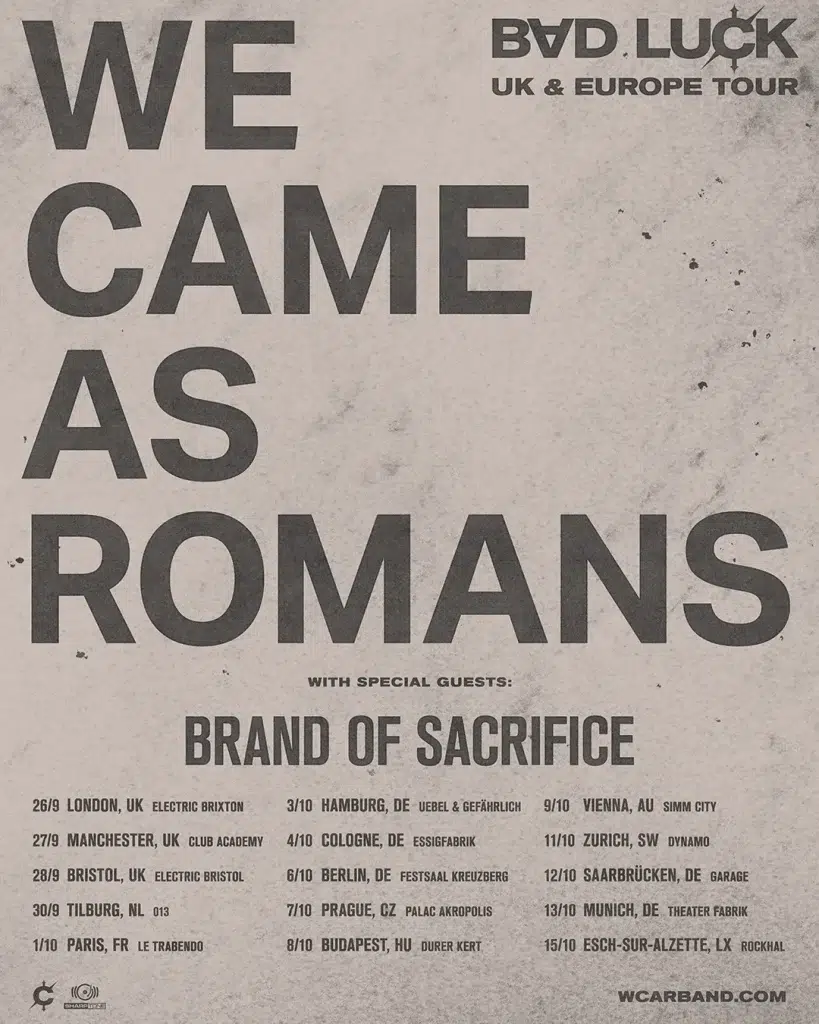 We Came As Romans _ Bad Luck World Tour