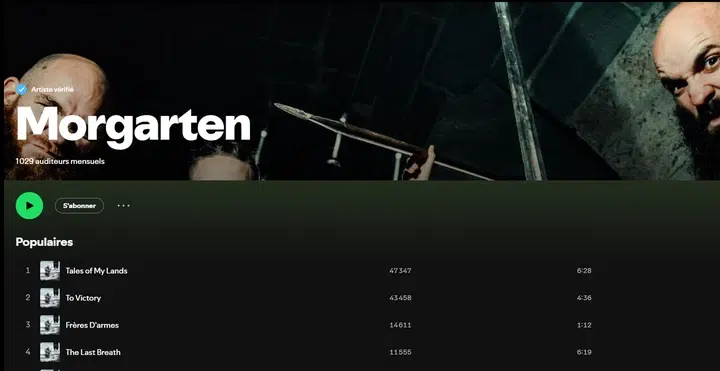 Écouter Morgarten sur Spotify Écouter Morgarten sur Spotify