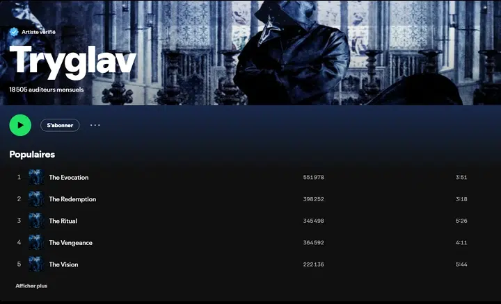 Écouter Tryglav sur Spotify – My Rock Revolution