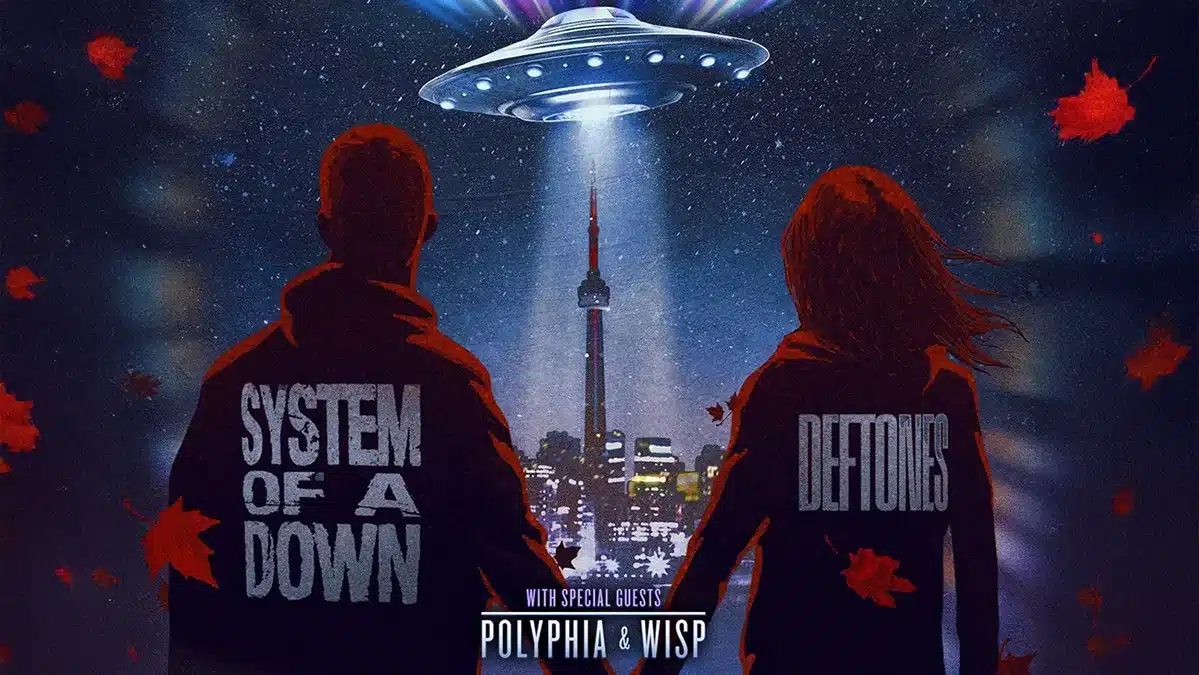Concert System of a Down & Deftones à Toronto septembre 2025