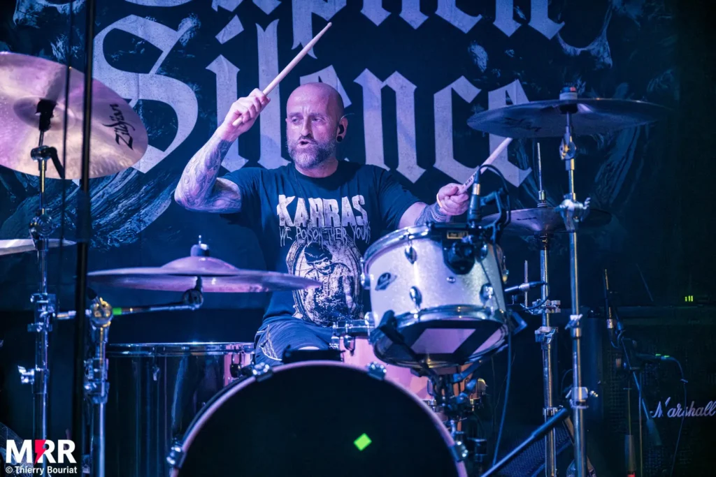 Batteur de Explicit Silence en live à l’inauguration de la nouvelle scène du Salem 202