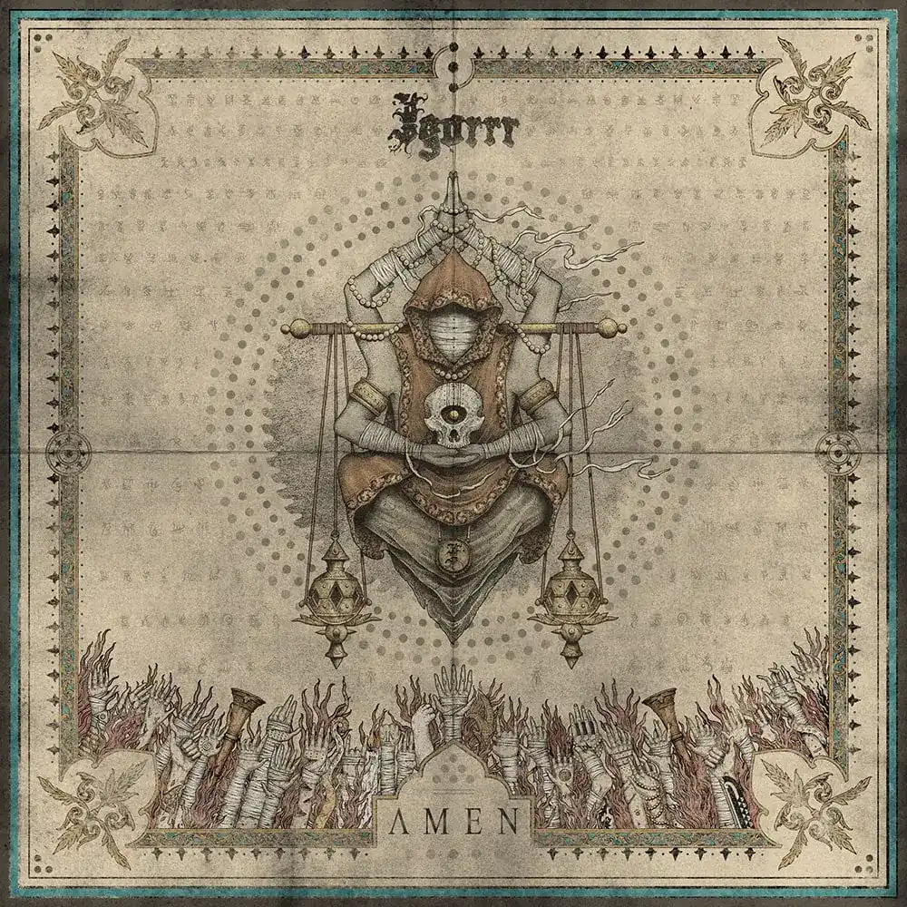 Igorrr _ Amen Pochette de l’album Amen du groupe Igorrr, sortie prévue en septembre 2025