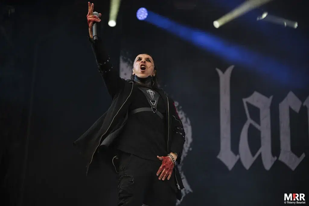 Andrea Ferro Lacuna Coil on stage Motocultor 2025