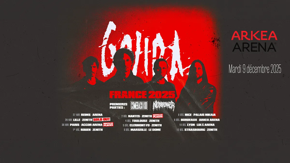 Gojira Tour 2025 _ Arkéa Arena Bordeaux