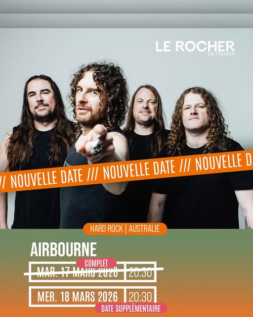 Airbourne Airbourne, double dose à Bordeaux