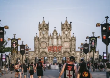 Entrée du Hellfest à Clisson, marque territoriale et moteur d’attractivité