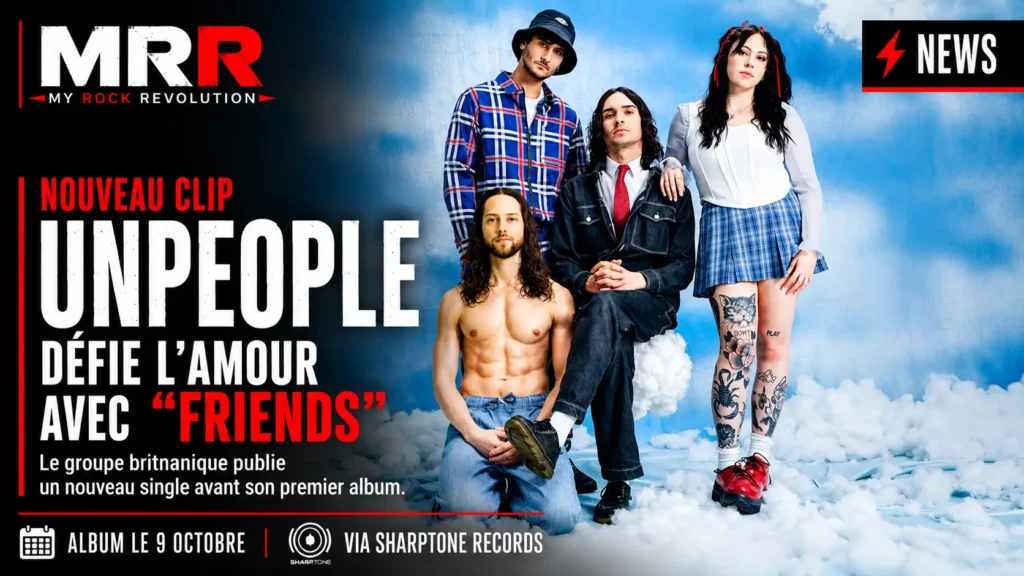 unpeople unpeople publie le clip friends avant son premier album we are unpeople via SharpTone Records
