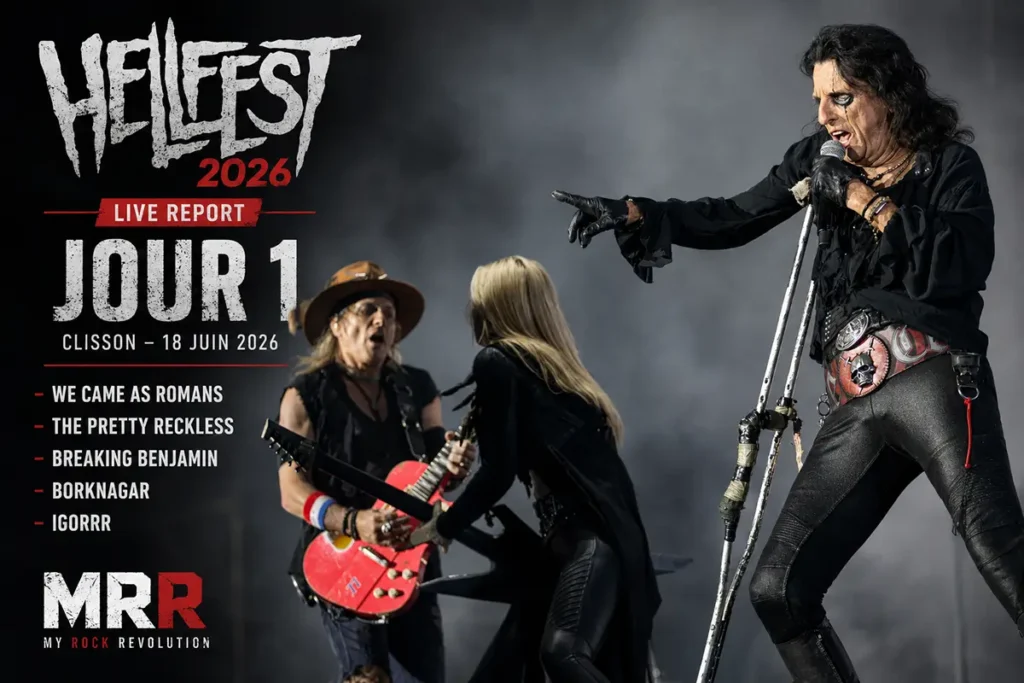 Hellfest 2026 jour 1, live report My Rock Revolution par Coralie et Clément