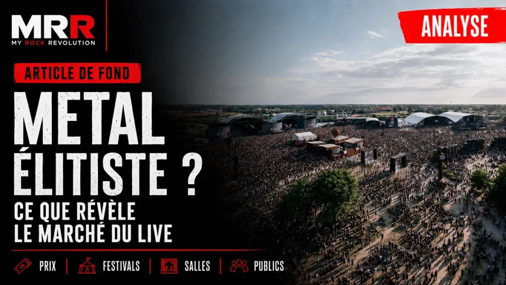 Public massif au Hellfest, illustration du marché des concerts metal Public metal en festival, entre grandes tournées et scènes indépendantes