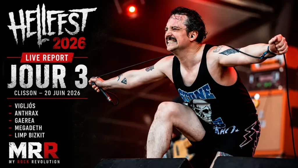 Hellfest Jour 3 Visuel MRR du Hellfest 2026 jour 3 avec Pigs Pigs Pigs Pigs Pigs Pigs Pigs sur scène à Clisson