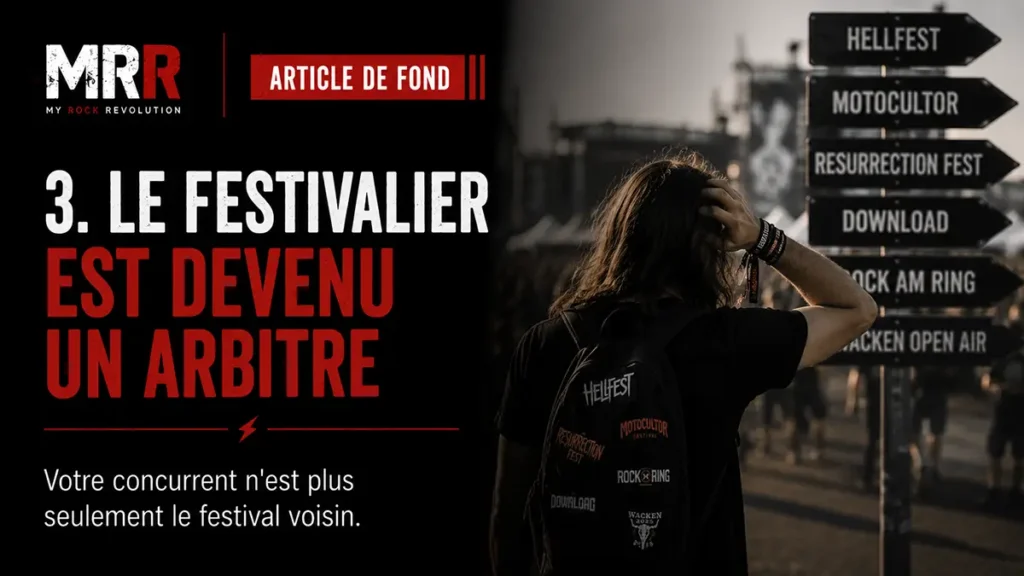 Le festivalier est devenu un arbitre - article de fond My Rock Revolution Le festivalier est devenu un arbitre - article de fond My Rock Revolution
