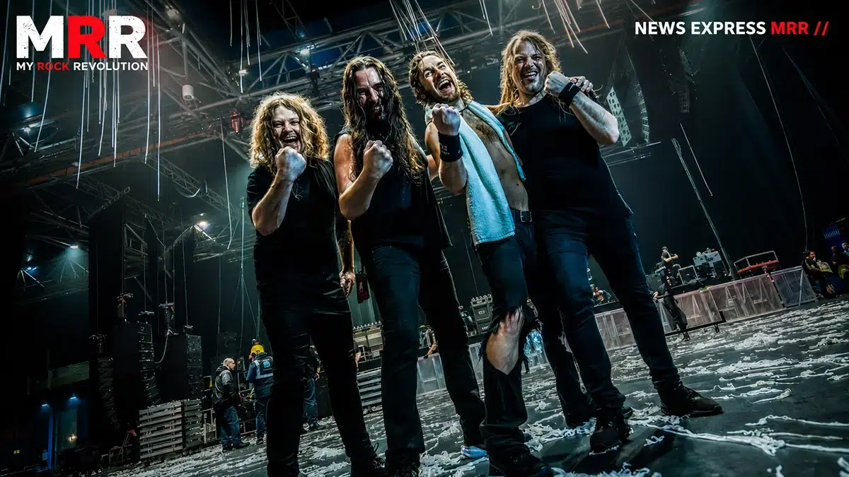 Airbourne avant ses concerts au Motocultor et au V and B Fest 2026