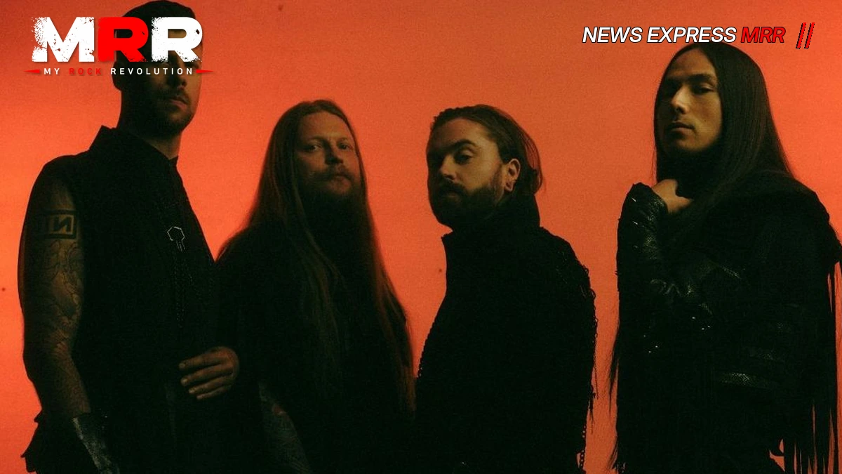 Imminence devant un fond orangé pour l’annonce de l’album Axis Mundi