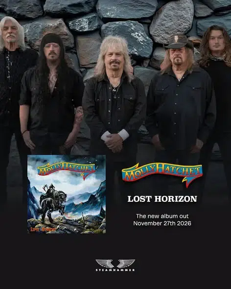Molly Hatchet new album "Lost Horizon" Southern Rock legends Official Molly Hatchet will release their new album "Lost Horizon" on November 27th, 2026