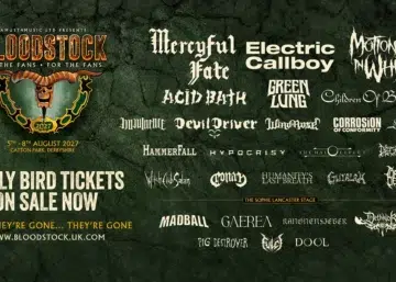 Affiche de la première vague du Bloodstock Open Air 2027
