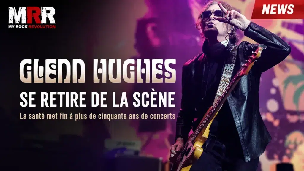 GLENN HUGHES SE RETIRE DE LA SCÈNE News MRR - GLENN HUGHES SE RETIRE DE LA SCÈNE