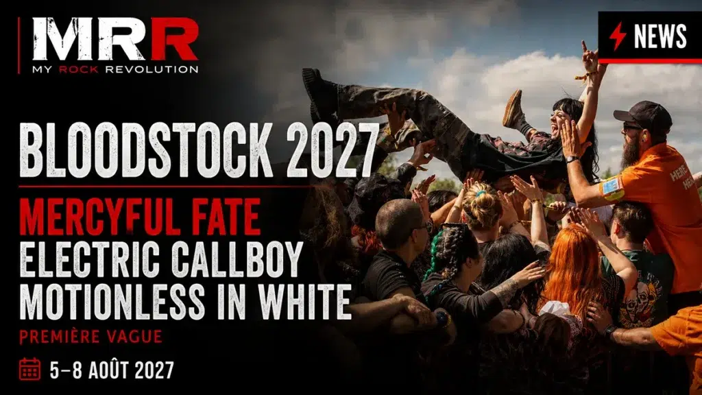 Public du Bloodstock Open Air lors d’un crowdsurfing Public du Bloodstock Open Air lors d’un crowdsurfing