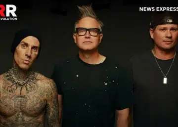 blink-182 avec Travis Barker, Mark Hoppus et Tom DeLonge