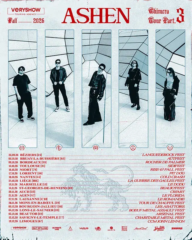 Chimera Tour 2026 Ashen Chimera Tour 2026 Ashen _ MRR