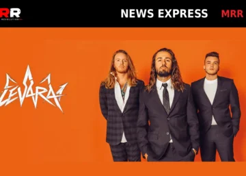 LEVARA : Jules Galli, Trev Lukather et Josh Devine réunis sur une photo promotionnelle du groupe