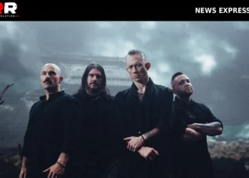 Trivium – photographie du groupe pour l'annonce de Crown In The Grave en 2026